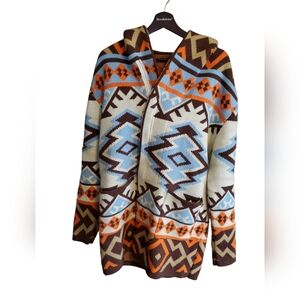 One in a million Colorful Geometric Patterned Hoodie size Large